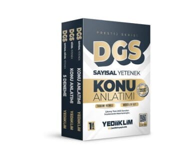 2026 DGS Prestij Serisi Tamamı Renkli Konu Anlatımı Modüler Set ( 3 Kitap ) Yediiklim Yayınları