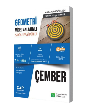 Çap Yayınları Üniversiteye Hazırlık Geometri Çember Konu Anlatımlı Soru Bankası
