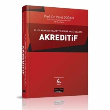 Savaş Yayınları Akreditif - Vahit Doğan