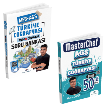 Dizgi Kitap 2026 MEB AGS Türkiye Coğrafyası Tamamı Video Çözümlü Soru Bankası ve Deneme Seti Kazım Sayın