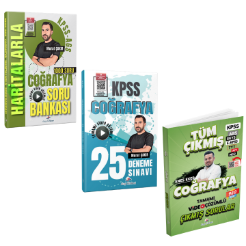 Dizgi Kitap 2026 KPSS Coğrafya Soru Bankası & KPSS Coğrafya 25 Deneme & KPSS Coğrafya Çıkmış Sorular Seti