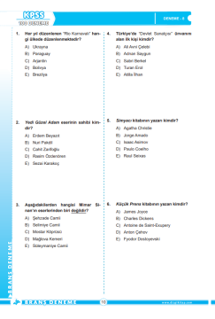 Dizgi Kitap 2026 KPSS ve Tüm Kurum Sınavları Güncel Bilgiler Tamamı PDF Çözümlü 100 Deneme Sınavı Özlem Örel