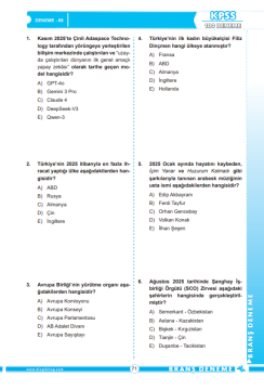 Dizgi Kitap 2026 KPSS ve Tüm Kurum Sınavları Güncel Bilgiler Tamamı PDF Çözümlü 100 Deneme Sınavı Özlem Örel
