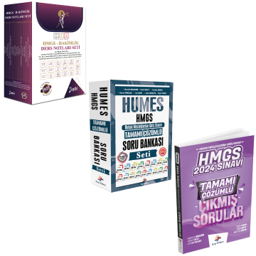 Yetki Yayınları 2025 HMGS Hukuk Mesleklerine Giriş Sınavı Ders Notları, Dizgi Kitap Humes Tamamı Çözümlü Soru Bankası ve  2024 Sınavı Tamamı Çözümlü Çıkmış Sorular Seti