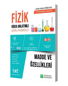Çap Yayınları Fizik Madde ve Özellikleri Konu Anlatımlı Soru Bankası