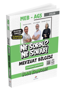 Dizgi Kitap 2026 MEB AGS Mevzuat Bilgisi Ne Sordu Ne Sorar Tamamı Video Çözümlü Soru Bankası Özgür Hamal Ziya Sümer Devrim Toklucu