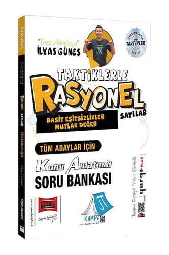 Tüm Adaylar İçin Taktiklerle Rasyonel Sayılar Konu Anlatımlı Soru Bankası (İlyas Güneş) Yargı Yayınları