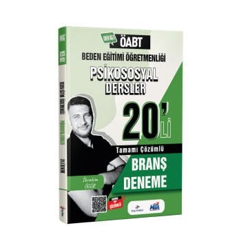 Dizgi Kitap 2026 MEB-AGS ÖABT Beden Eğitimi Psikososyal Dersler Tamamı PDF Çözümlü 20'li Branş Deneme İbrahim Ögür