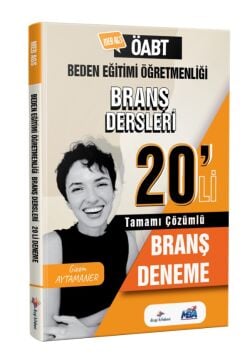 Dizgi Kitap 2026 Meb Ags ÖABT Beden Eğitimi Branş Dersleri Tamamı PDF Çözümlü 20'li Branş Deneme Gizem Aytamaner