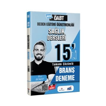 Dizgi Kitap 2026 Meb Ags ÖABT Beden Eğitimi Sağlık Dersleri Tamamı PDF Çözümlü 15'li Branş Deneme Emir Beyazıt