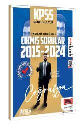 Yargı Yayınları 2025 KPSS Genel Kültür 2015-2024 Coğrafya Konularına Göre Düzenlenmiş Tamamı Çözümlü Çıkmış Sorular