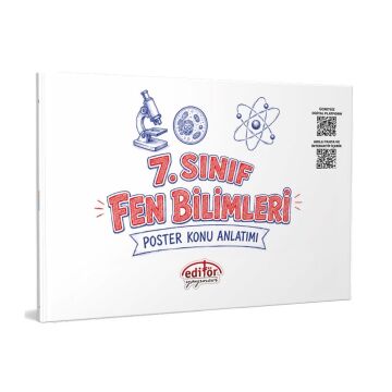 Editör Yayınları 7. Sınıf Fen Bilimleri Poster Konu Anlatımlı