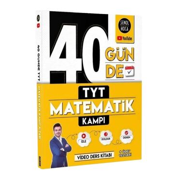 Şenol Hoca Yayınları 40 Günde TYT Matematik Kampı
