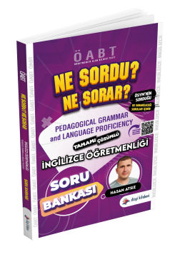Dizgi Kitap Ne Sordu Ne Sorar Öabt İngilizce Öğretmenliği Pedagogical Grammar and Language Proficiency Soru Bankası Qr Çözümlü 2025 Hasan Atsız