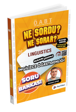 Dizgi Kitap Ne Sordu Ne Sorar Öabt İngilizce Öğretmenliği Linguistics Soru Bankası Qr Çözümlü 2025 Hasan Atsız