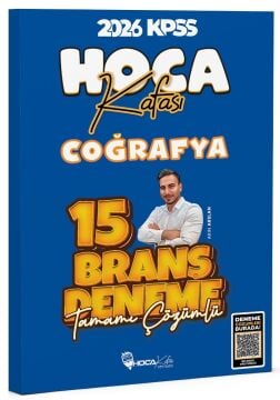 2026 KPSS Coğrafya 15 Deneme Çözümlü - Akın Arslan Hoca Kafası Yayınları