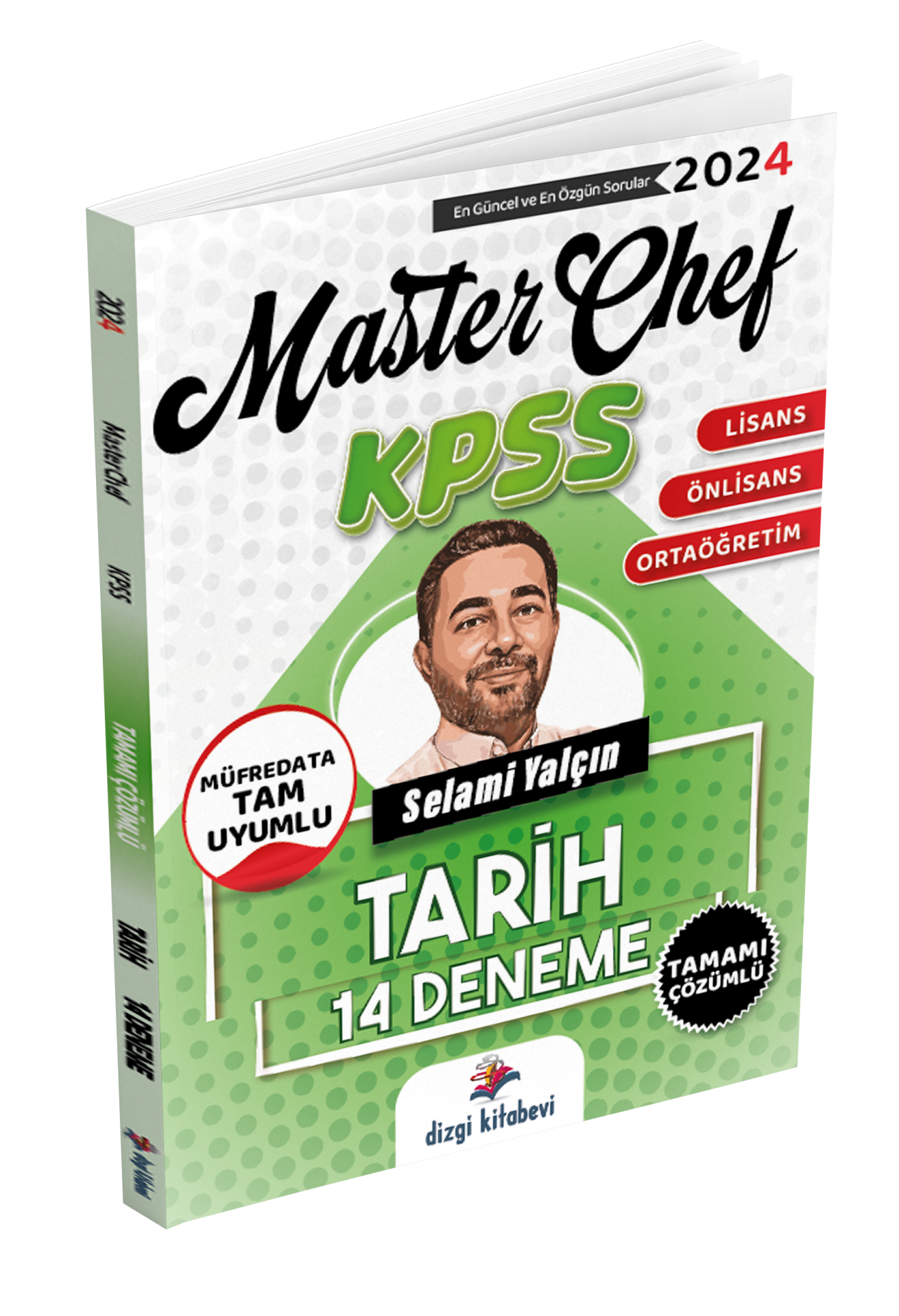 Dizgi Kitap MasterChef Kpss Genel Kültür Tarih  14 Deneme  - Selami Yalçın