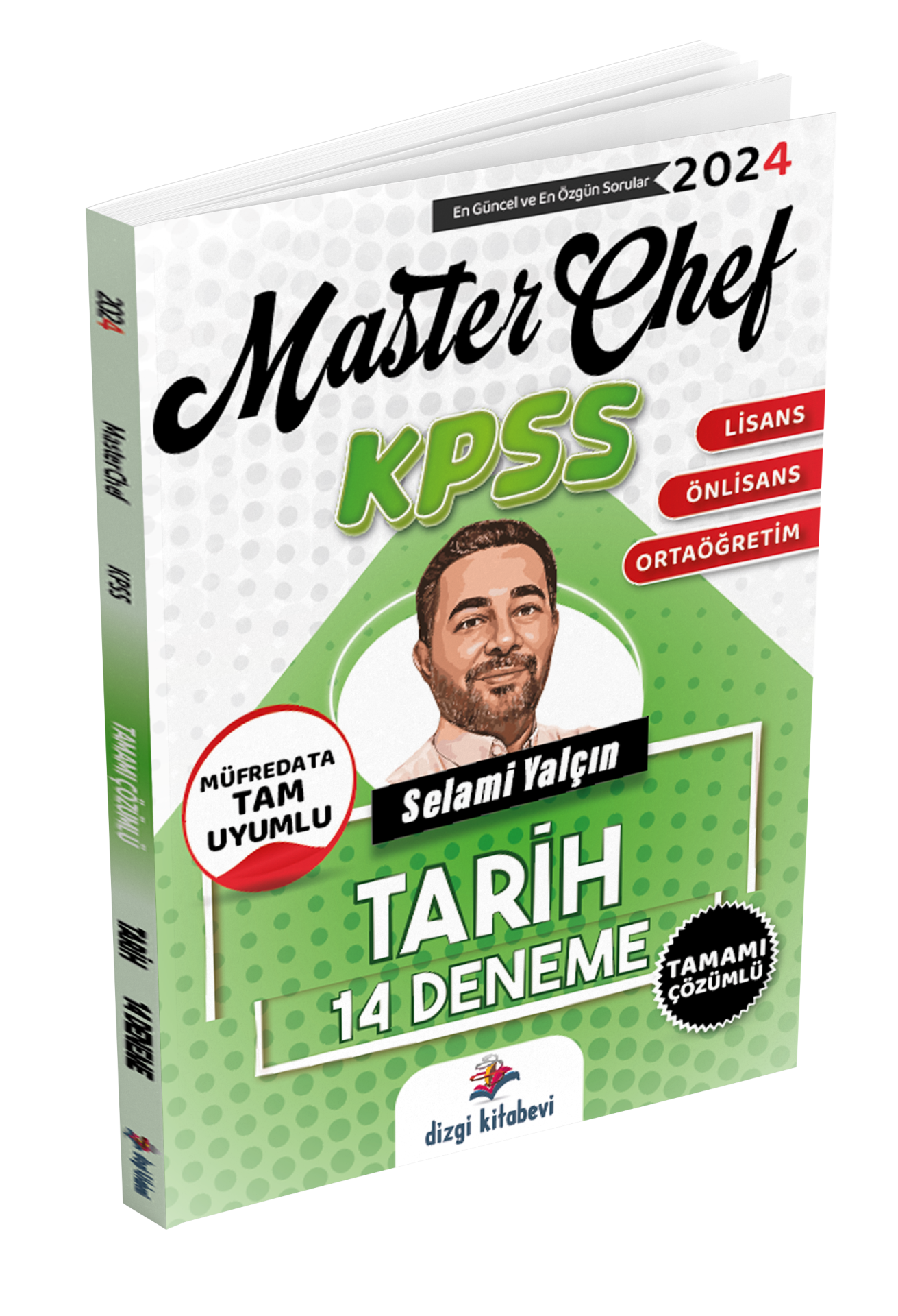 Dizgi Kitap MasterChef Kpss Genel Kültür Tarih  14 Deneme  - Selami Yalçın