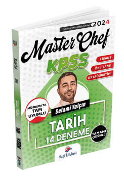 Dizgi Kitap MasterChef Kpss Genel Kültür Tarih  14 Deneme  - Selami Yalçın