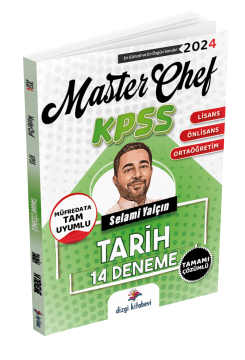 Dizgi Kitap MasterChef Kpss Genel Kültür Tarih  14 Deneme  - Selami Yalçın
