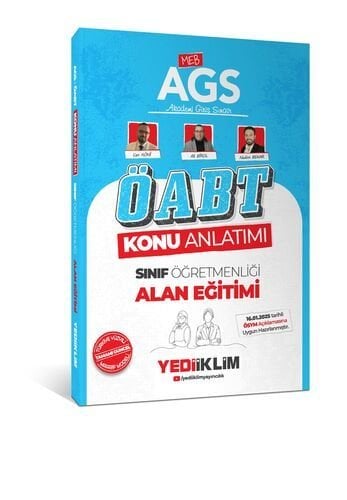 2025 MEB AGS ÖABT Sınıf Öğretmenliği Alan Eğitimi Konu Anlatımı Yediiklim Yayınları