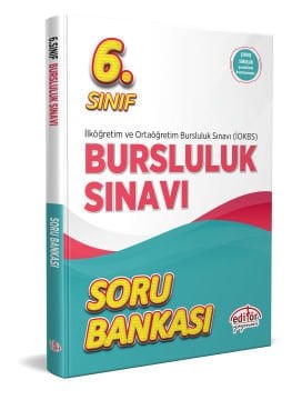 Editör Yayınları 6. Sınıf Bursluluk Sınavı Soru Bankası