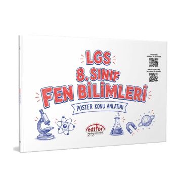 Editör Yayınları LGS 8. Sınıf Fen Bilimleri Poster Konu Anlatımlı