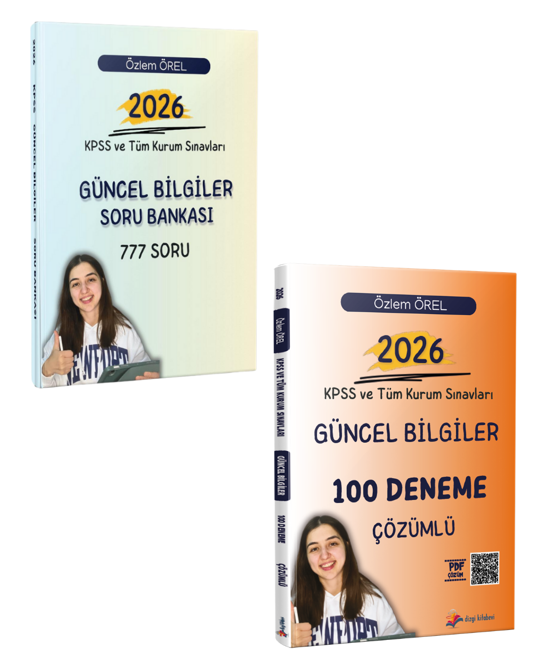 Dizgi Kitap 2026 KPSS ve Tüm Kurum Sınavları Güncel Bilgiler Soru Bankası ve 100 Deneme Seti Özlem Örel