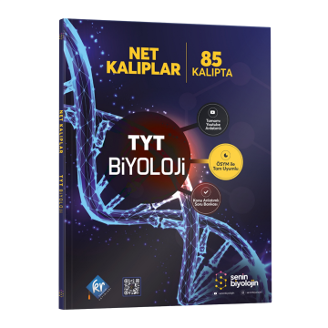 KR Akademi Senin Biyolojin Net Kalıplar TYT Biyoloji Konu Anlatımlı Soru Bankası