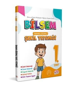 Editör Yayınları 1. Sınıf Bilsem Şekil Yeteneği Tamamı Çözümlü