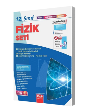 Çap Yayınları 12. Sınıf Fizik Anadolu Lisesi Seti