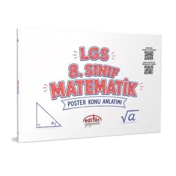 Editör Yayınları LGS 8. Sınıf Matematik Poster Konu Anlatımlı