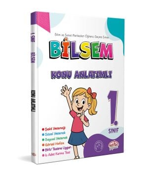 Editör Yayınları 1. Sınıf Bilsem Konu Anlatımlı