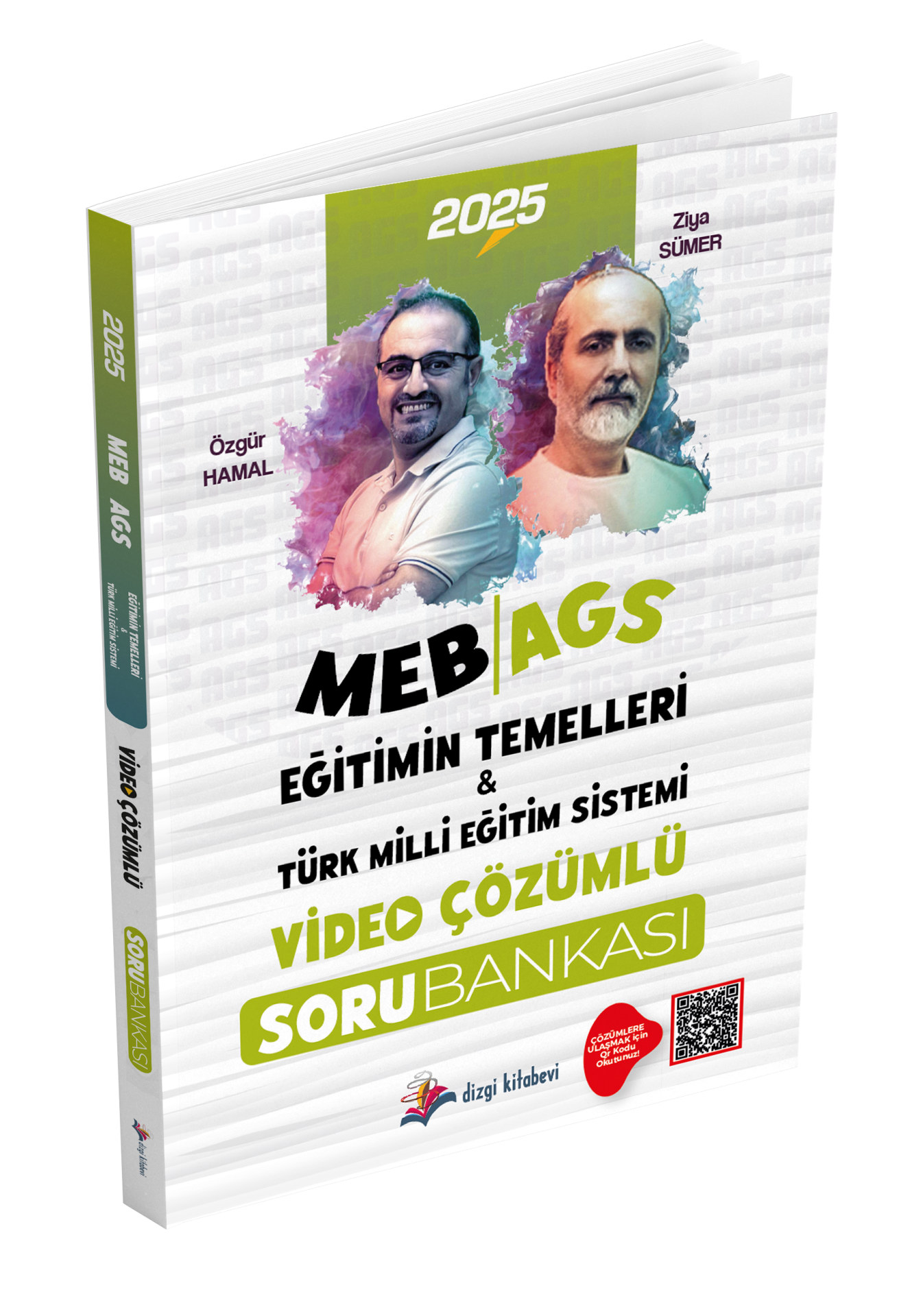 Dizgi Kitap 2025 MEB AGS Eğitimin Temelleri ve Türk Milli Eğitim Sistemi Tamamı Video Çözümlü Soru Bankası Özgür Hamal Ziya Sümer