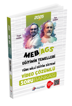 Dizgi Kitap 2025 MEB-AGS Eğitimin Temelleri ve Türk Milli Eğitim Sistemi Tamamı Video Çözümlü Soru Bankası Özgür Hamal Ziya Sümer