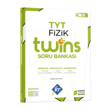 KR Akademi 2026 TYT Twins Fizik Soru Bankası