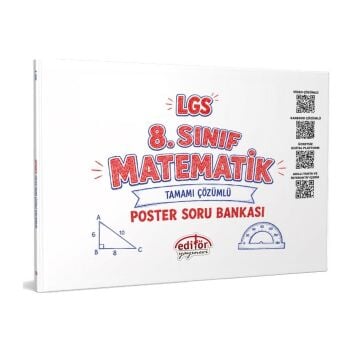 Editör Yayınları LGS 8. Sınıf Matematik Poster Soru Bankası