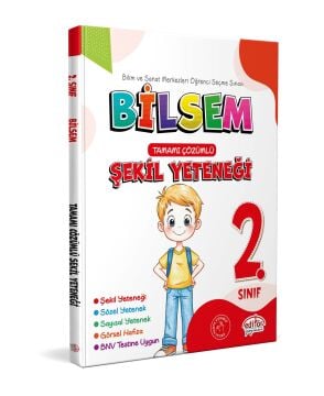 Editör Yayınları 2. Sınıf Bilsem Şekil Yeteneği Tamamı Çözümlü