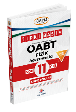 Dizgi Kitap Öabt Fizik Öğretmenliği Son 11 Yıl Çıkmış Sorular Tıpkı Basım Fasiküller Halinde 2024