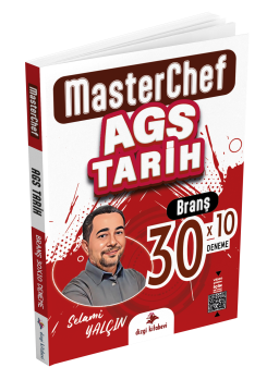 Dizgi Kitap 2025 MasterChef MEB AGS Tarih Tamamı Video Çözümlü 30 Branş Deneme Selami Yalçın