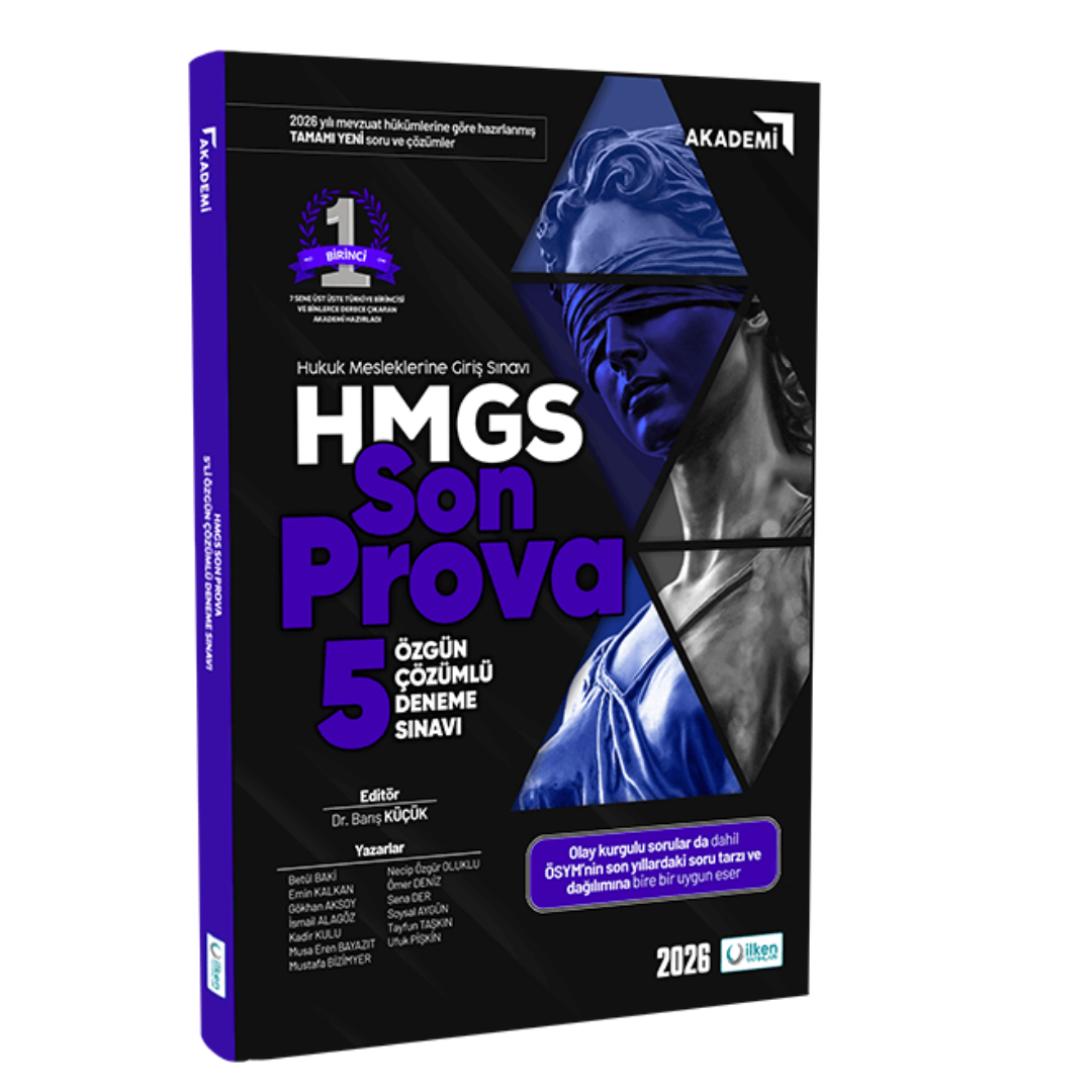2026 Hmgs Son Prova 5 Özgün Çözümlü Deneme Sınavı İlken Yayınları