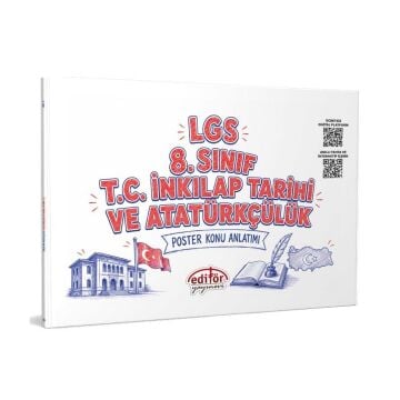 Editör Yayınları LGS 8. Sınıf İnkilap Tarihi ve Atatürkçülük Poster Konu Anlatımlı