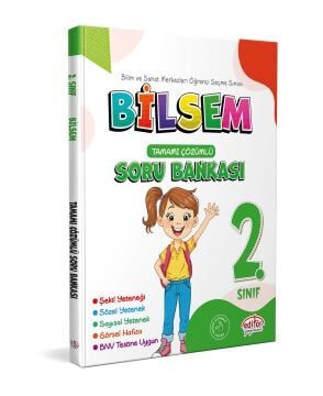 Editör Yayınları 2. Sınıf Bilsem Çözümlü Soru Bankası