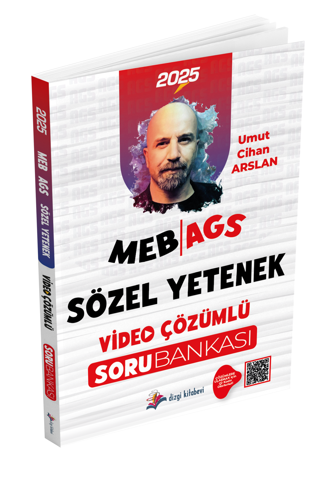 Dizgi Kitap 2025 MEB AGS Sözel Yetenek Tamamı Video Çözümlü Soru Bankası Umut Cihan Arslan