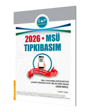 Çap Yayınları 2026 MSÜ Tıpkı Basım Çıkmış Sorular