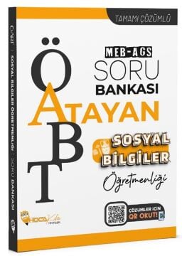 ÖABT MEB-AGS Sosyal Bilgiler Öğretmenliği Atayan Soru Bankası Çözümlü Hoca Kafası Yayınları