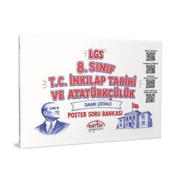 Editör Yayınları LGS 8. Sınıf İnkilap Tarihi ve Atatürkçülük Poster Soru Bankası