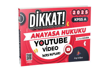 Dizgi Kitap Dikkat Kpss A Anayasa Hukuku Video Ders Notları ve Soru Bankası Seti 2025 Serhat Güven