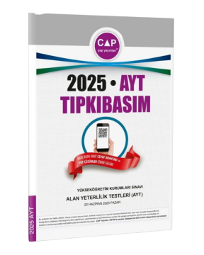Çap Yayınları 2025 AYT Tıpkı Basım Çıkmış Sorular
