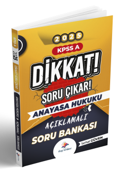 Dizgi Kitap Dikkat Kpss A Anayasa Hukuku Video Ders Notları ve Soru Bankası Seti 2025 Serhat Güven